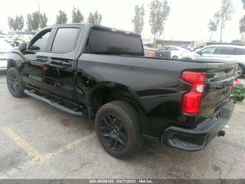 2022 CHEVROLET SILVERADO 1500 LTD CUSTOM VIN: 1GCPWBEK8NZ187073