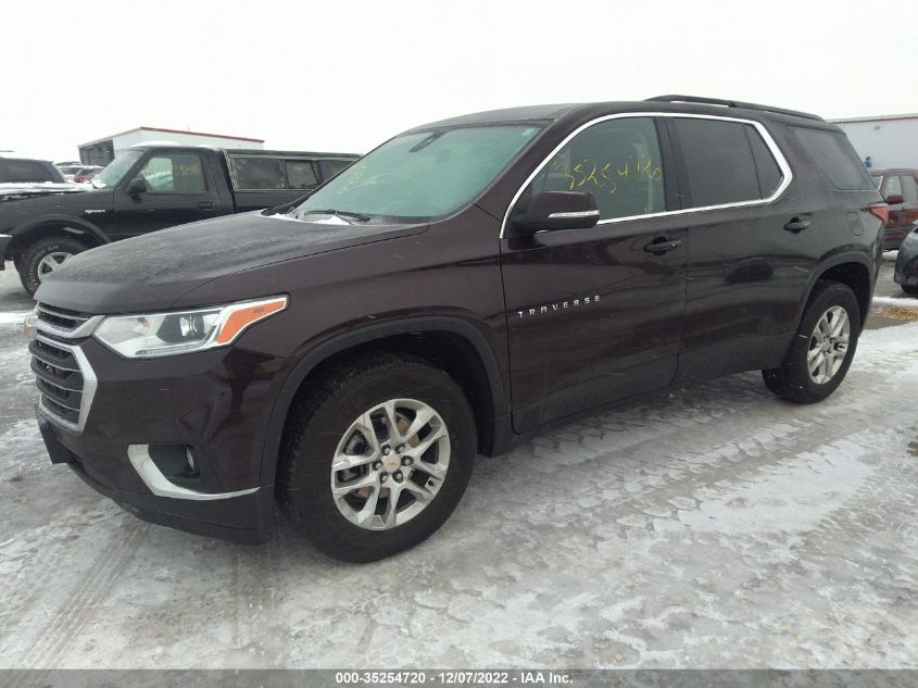 2021 CHEVROLET TRAVERSE LT CLOTH VIN: 1GNEVGKW6MJ225824