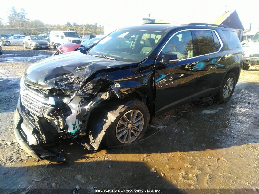 2022 CHEVROLET TRAVERSE LT CLOTH VIN: 1GNEVGKW1NJ192653