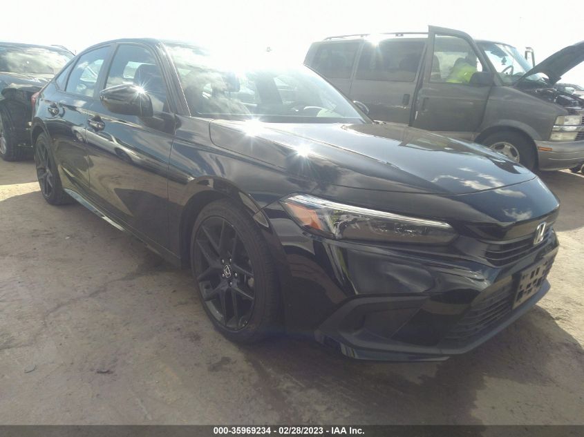 2022 HONDA CIVIC SEDAN SPORT VIN: 2HGFE2F52NH540948