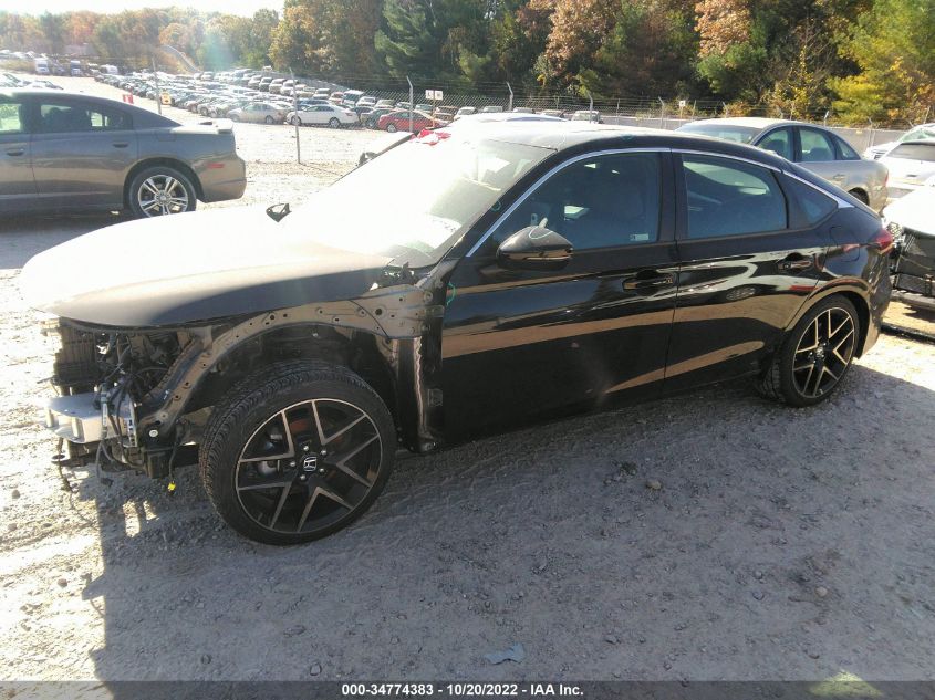 2022 HONDA CIVIC HATCHBACK SPORT TOURING VIN: 19XFL1H82NE001294