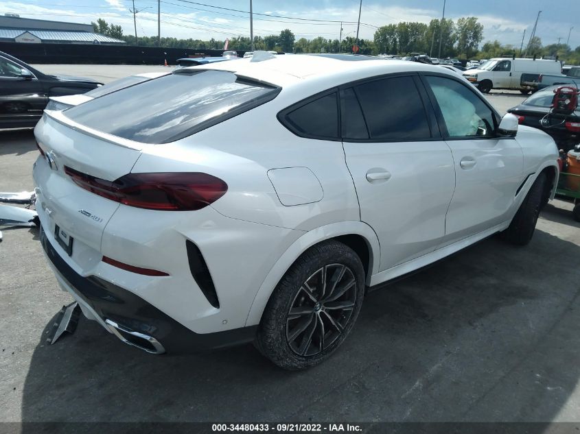 2021 BMW X6 XDRIVE40I VIN: 5UXCY6C06M9F95251