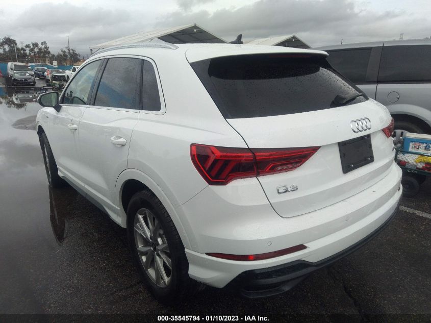 2021 AUDI Q3 S LINE PREMIUM VIN: WA1DECF31M1049210
