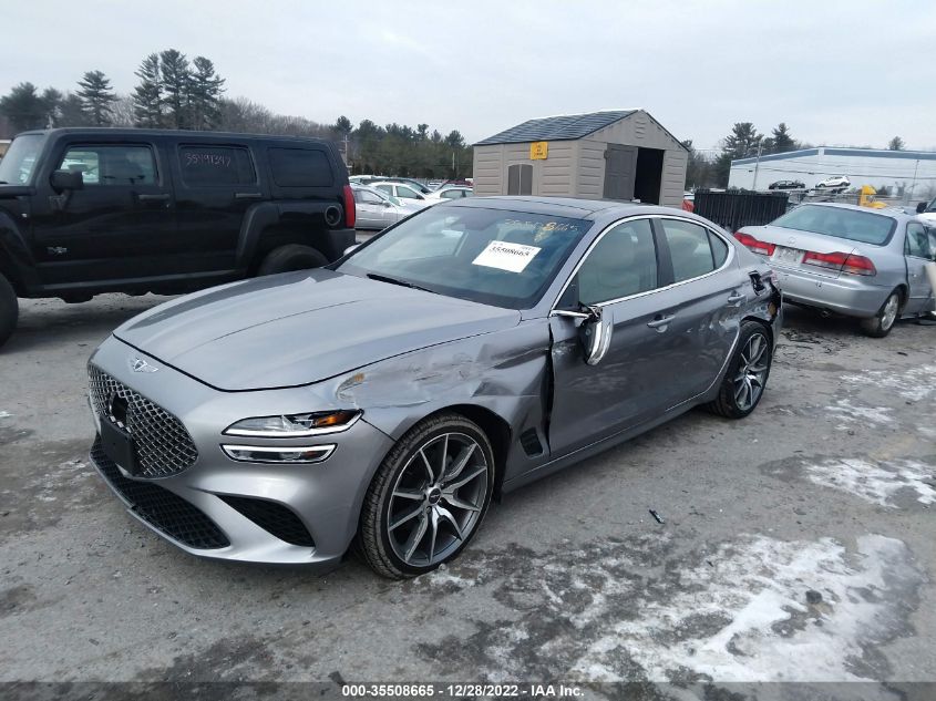 2022 GENESIS G70 2.0T VIN: KMTG34TA8NU089710