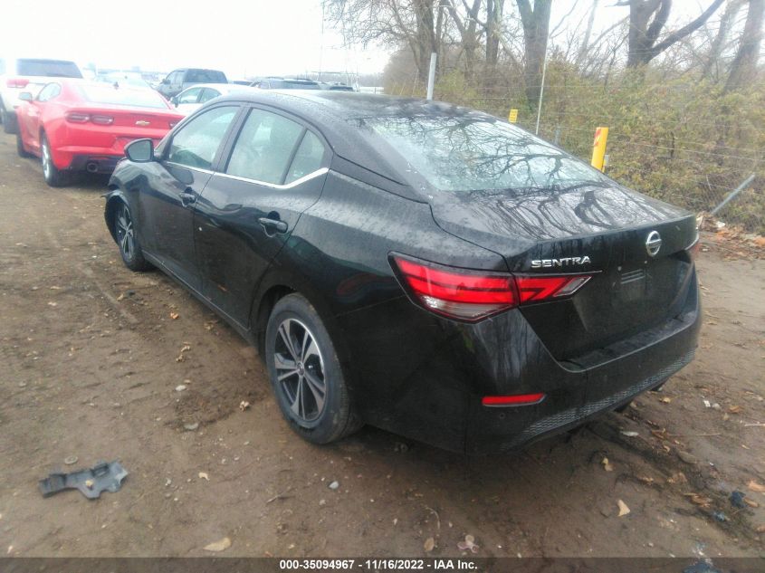 2022 NISSAN SENTRA SV VIN: 3N1AB8CV5NY266859