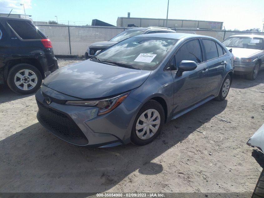 2022 TOYOTA COROLLA L VIN: 5YFDPMAEXNP332748