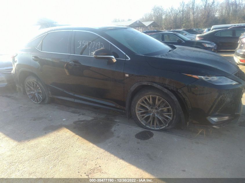 2020 LEXUS RX RX 350 F SPORT VIN: 2T2YZMDAXLC213448