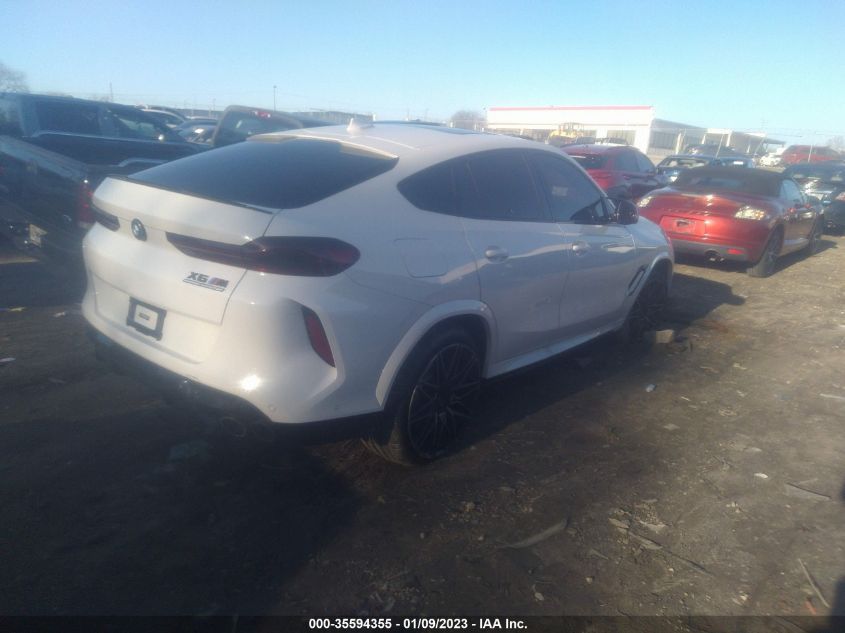 2021 BMW X6 M VIN: 5YMCY0C02M9F35697