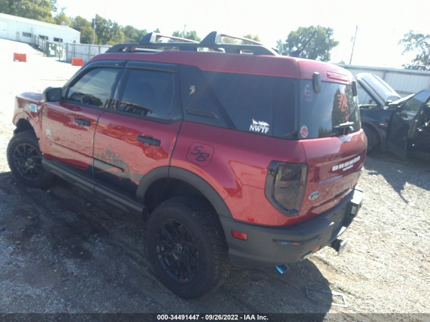 2021 FORD BRONCO SPORT BIG BEND VIN: 3FMCR9B60MRA20923
