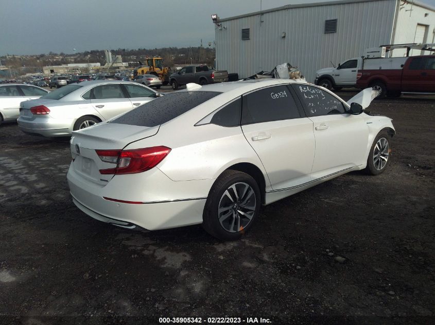 2022 HONDA ACCORD HYBRID EX-L VIN: 1HGCV3F52NA028663