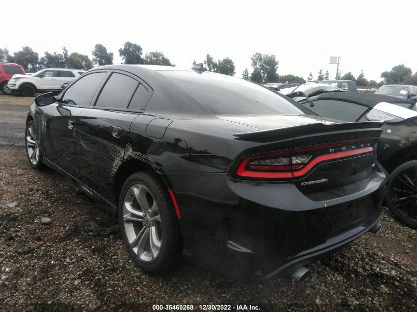 2021 DODGE CHARGER GT VIN: 2C3CDXHG2MH640261