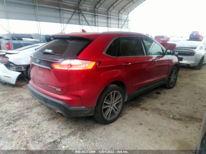 2020 FORD EDGE TITANIUM VIN: 2FMPK3K91LBA82292