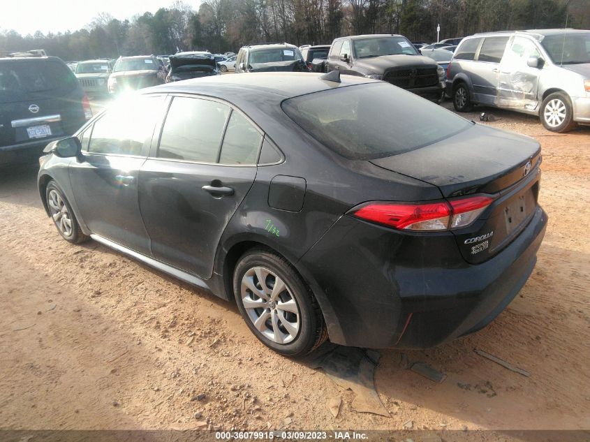 2022 TOYOTA COROLLA LE VIN: JTDEPMAE5NJ228127