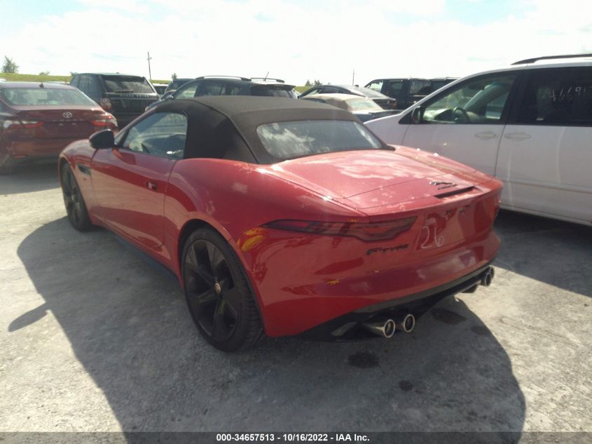 2022 JAGUAR F-TYPE P450 R-DYNAMIC VIN: SAJD85EE4NCK78743