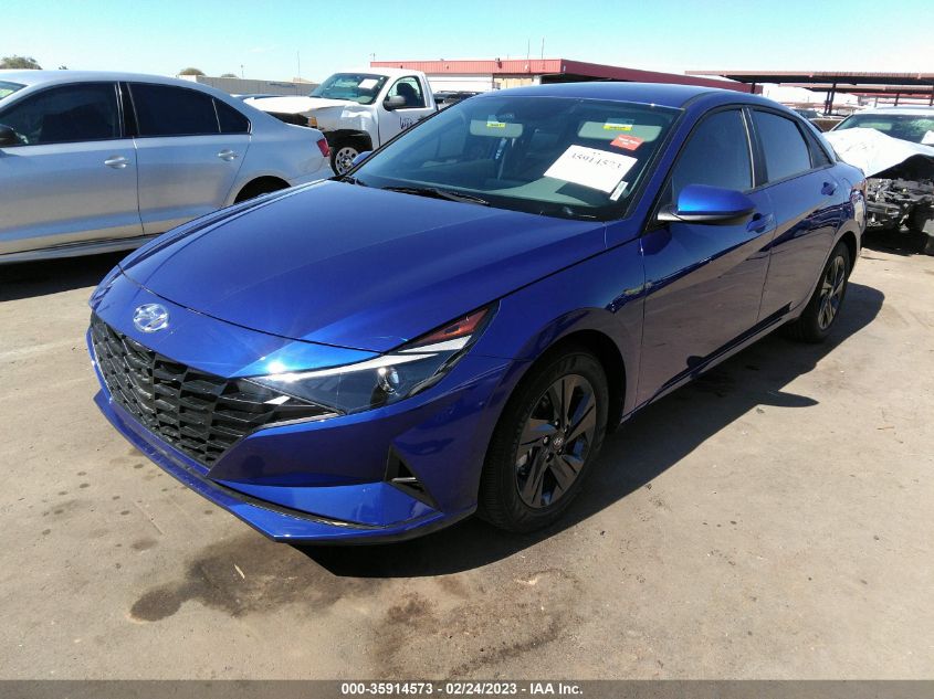 2023 HYUNDAI ELANTRA HYBRID BLUE VIN: KMHLM4AJ5PU039357