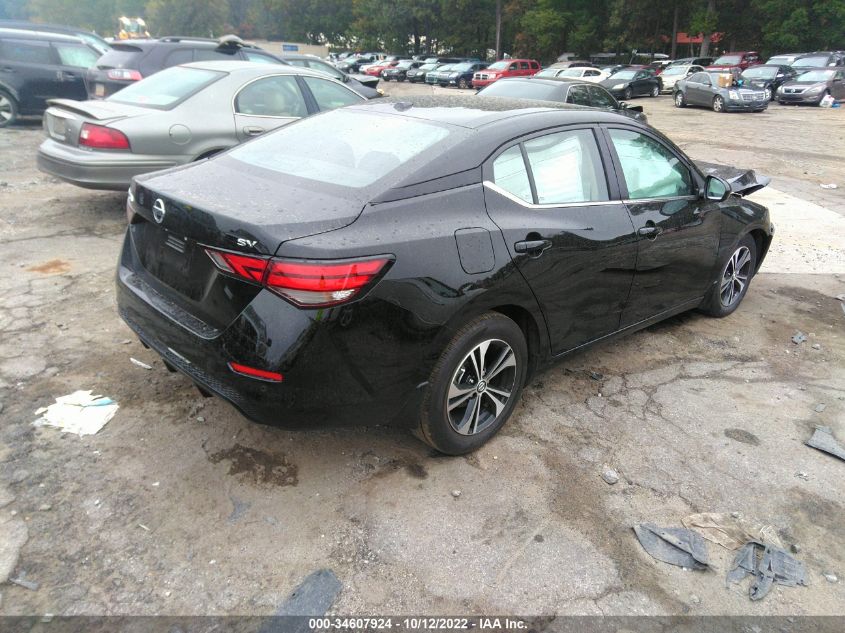 2022 NISSAN SENTRA SV VIN: 3N1AB8CV4NY248725