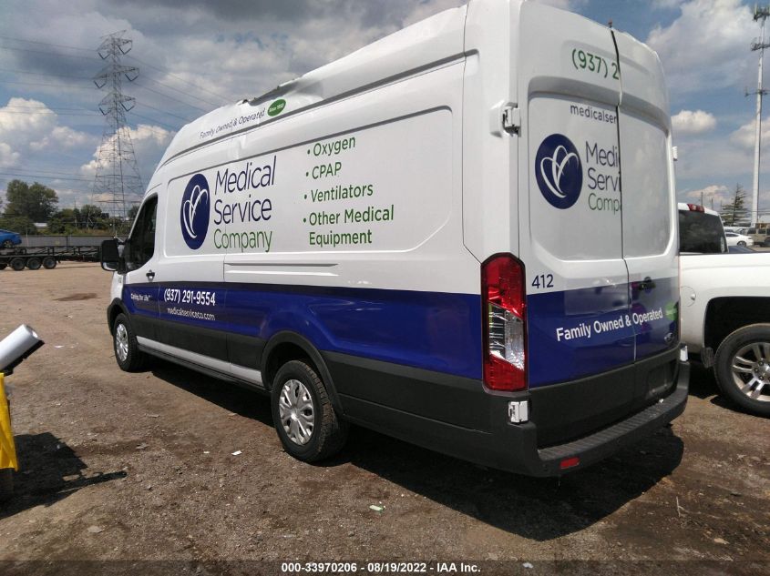 2021 FORD TRANSIT CARGO VAN VIN: 1FTBW3X82MKA21673