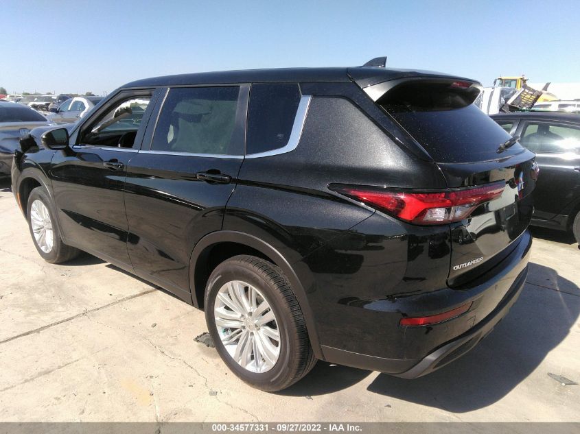 2022 MITSUBISHI OUTLANDER ES VIN: JA4J3TA85NZ008125