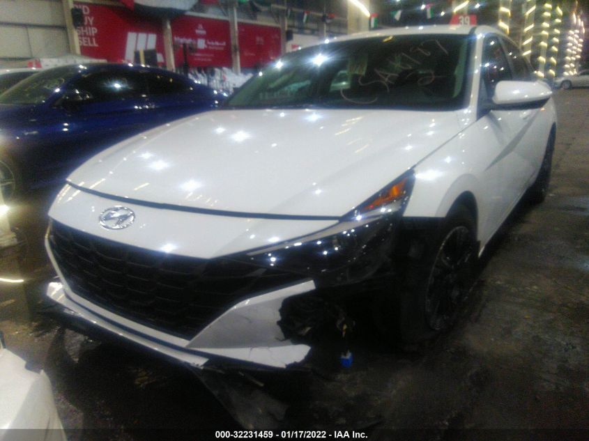 2021 HYUNDAI ELANTRA PREFERRED VIN: 00HLM4AGXMU086299