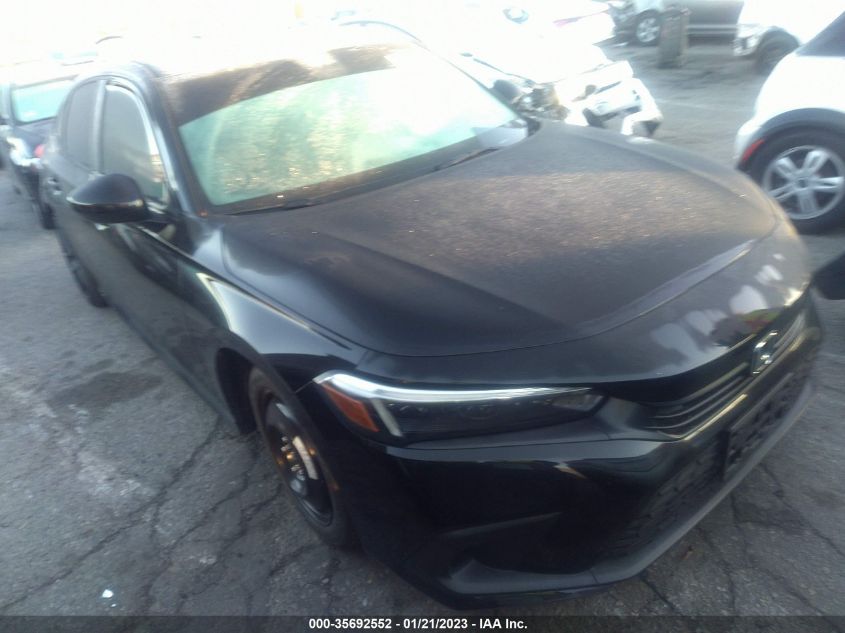 2022 HONDA CIVIC SEDAN SPORT VIN: 2HGFE2F57NH522042
