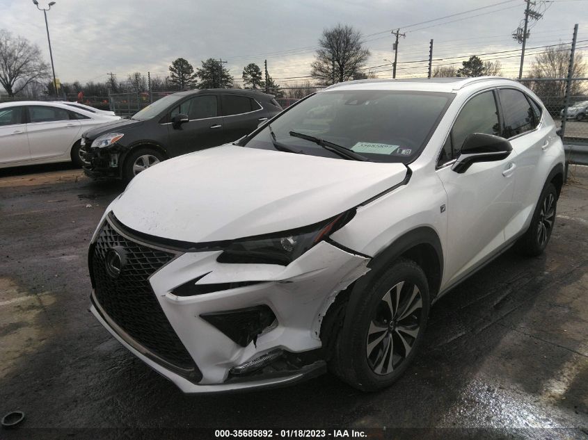 2021 LEXUS NX NX 300 F SPORT VIN: JTJSARDZ9M2248354