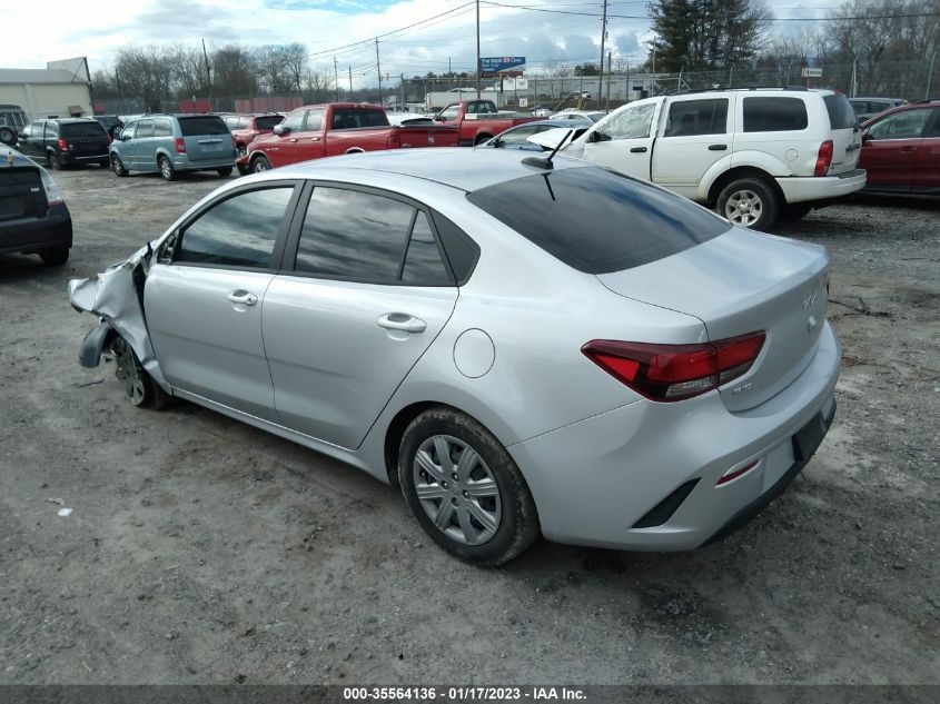 2022 KIA RIO LX VIN: 3KPA24AD6NE462536
