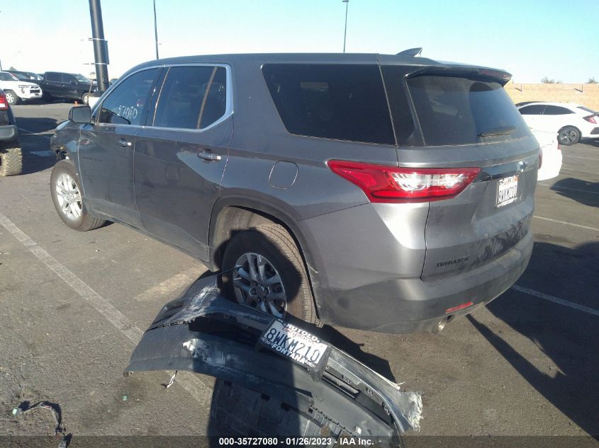 2021 CHEVROLET TRAVERSE LS VIN: 1GNERFKW6MJ210531