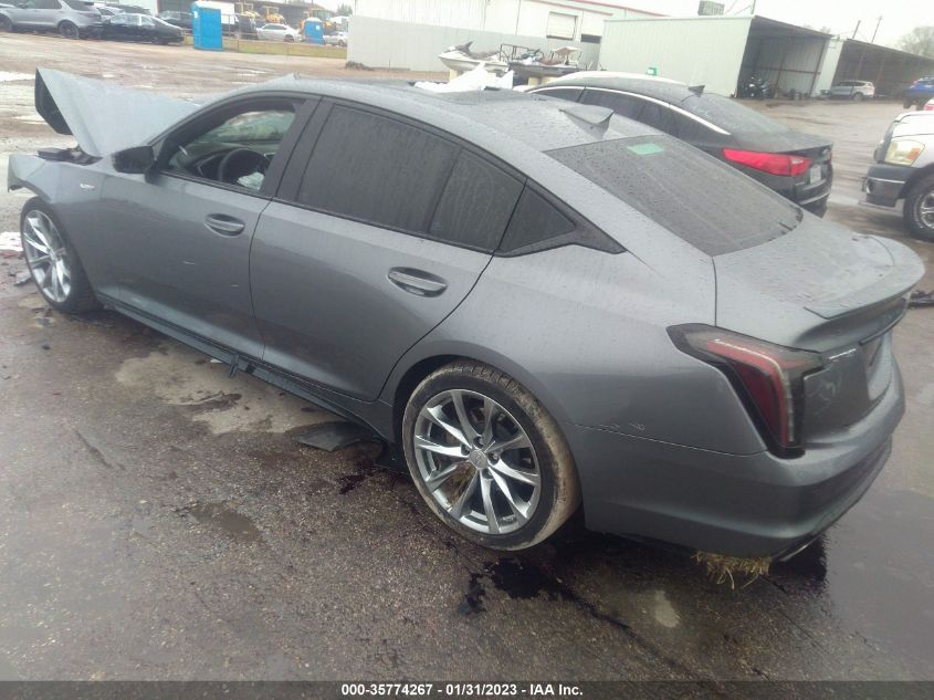 2022 CADILLAC CT5-V VIN: 1G6DR5RW3N0121739