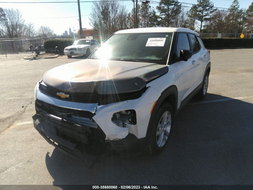 2022 CHEVROLET TRAILBLAZER LS VIN: KL79MMS25NB090546