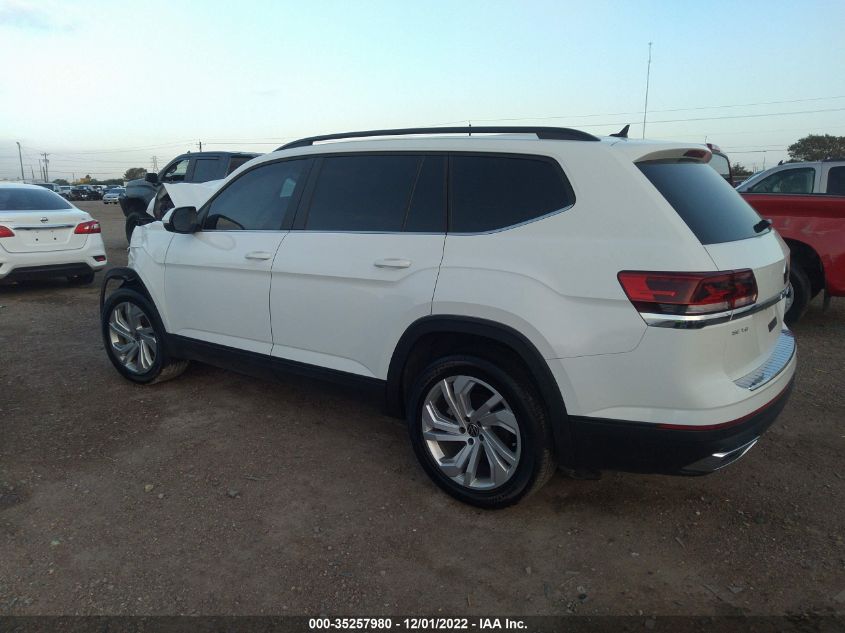 2021 VOLKSWAGEN ATLAS 3.6L V6 SE W/TECHNOLOGY VIN: 1V2JR2CA2MC611452