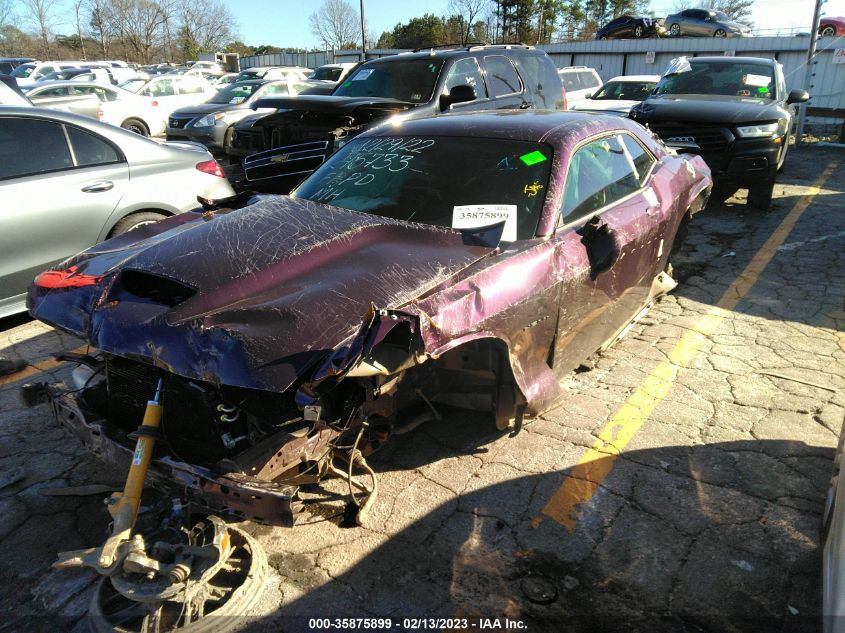 2022 DODGE CHALLENGER R/T VIN: 2C3CDZBTXNH245733