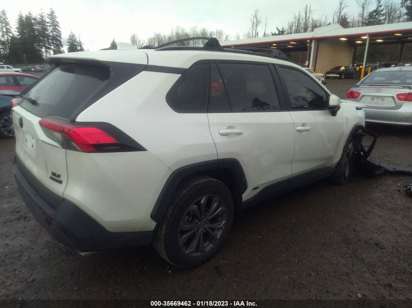 2022 TOYOTA RAV4 HYBRID XLE PREMIUM VIN: 2T3B6RFV1NW030139