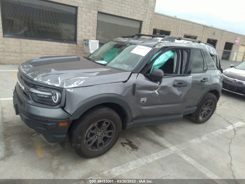 2022 FORD BRONCO SPORT BIG BEND VIN: 3FMCR9B66NRD89156