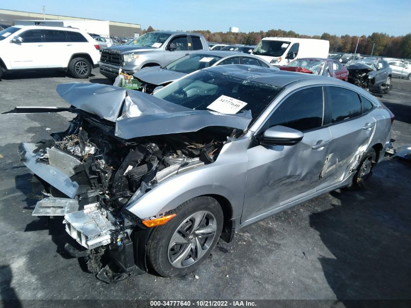 2021 HONDA CIVIC SEDAN LX VIN: 2HGFC2F6XMH549796