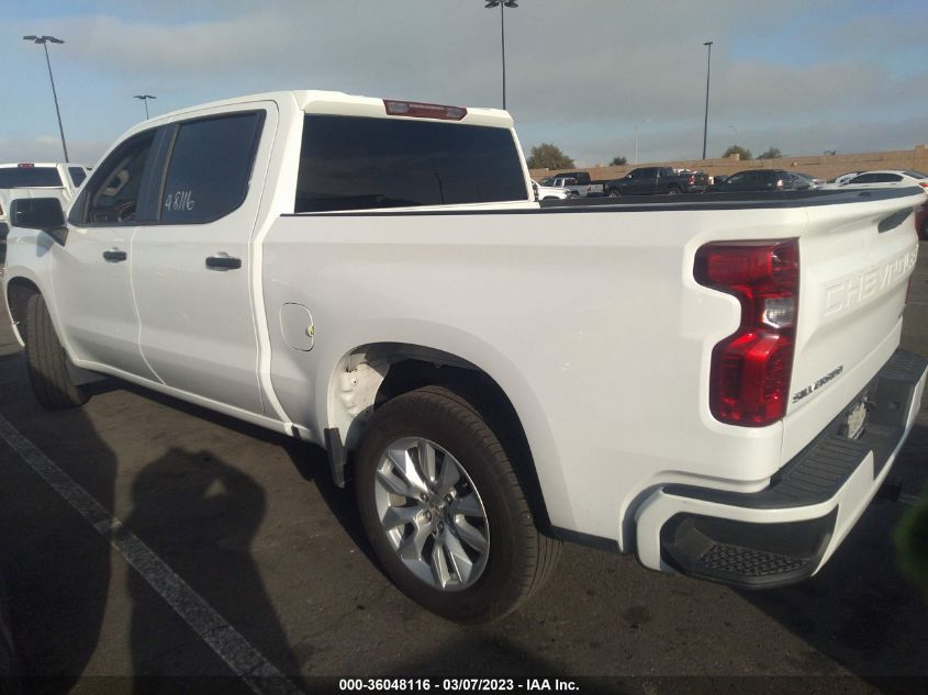 2022 CHEVROLET SILVERADO 1500 CUSTOM VIN: 1GCPABEK9NZ616994
