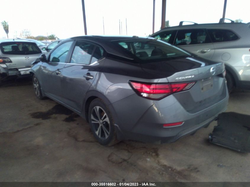 2022 NISSAN SENTRA SV VIN: 3N1AB8CV1NY249766