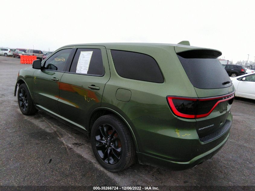 2021 DODGE DURANGO GT PLUS VIN: 1C4RDHDG7MC626988