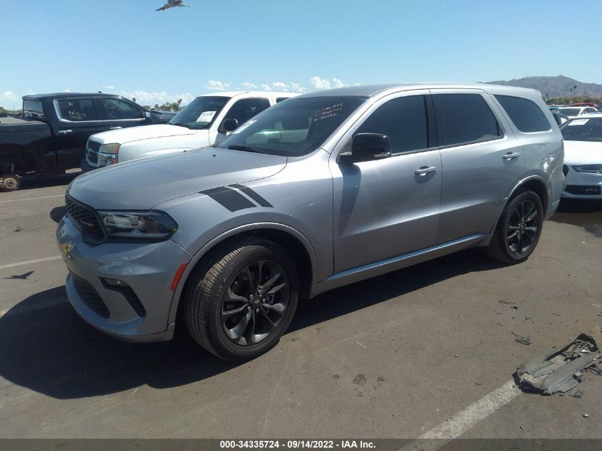2021 DODGE DURANGO GT PLUS VIN: 1C4RDHDGXMC804196
