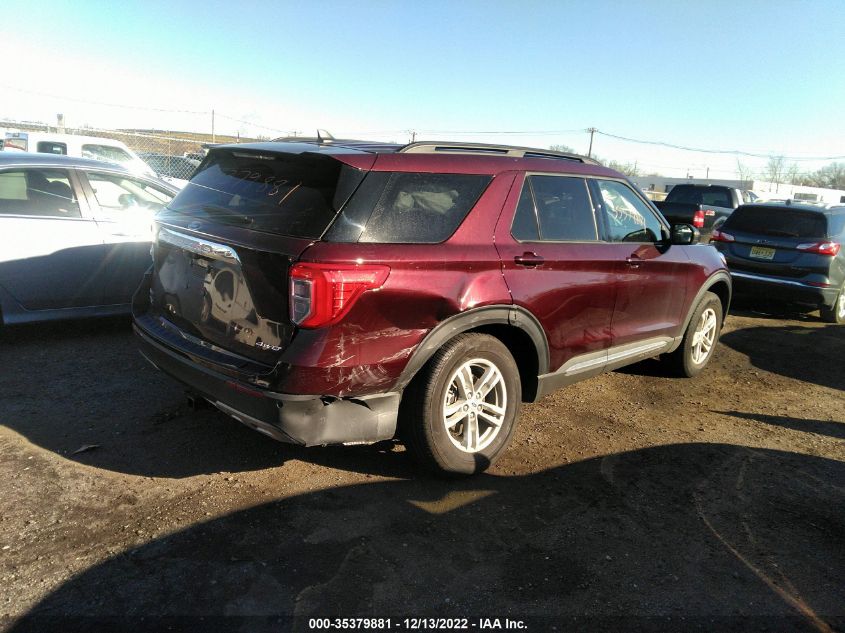 2022 FORD EXPLORER XLT VIN: 1FMSK8DH8NGB12122