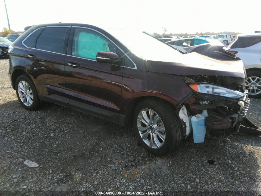 2022 FORD EDGE TITANIUM VIN: 2FMPK4K90NBA39930