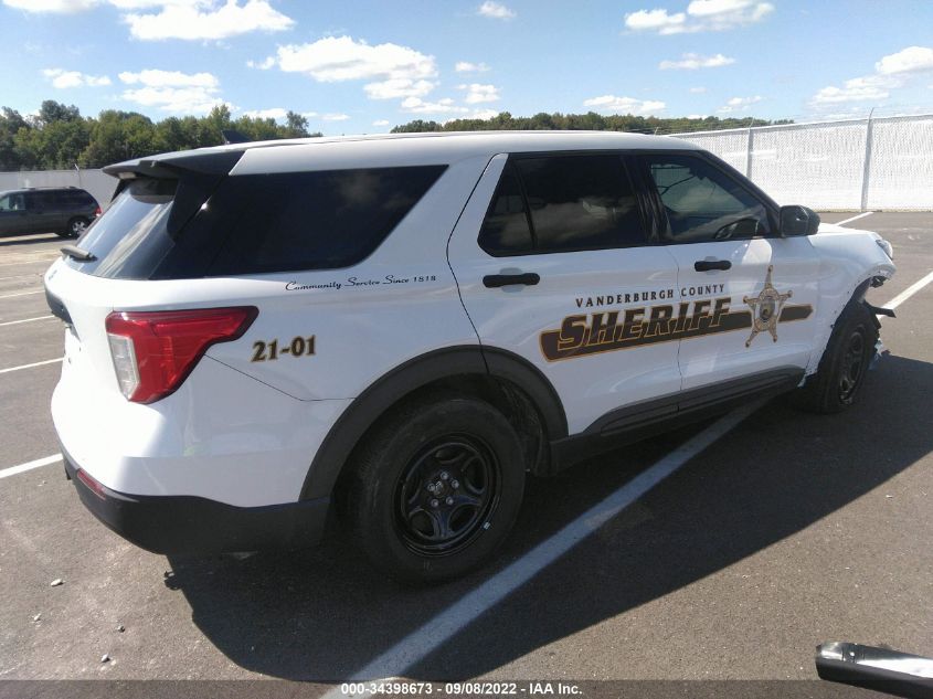 2021 FORD POLICE INTERCEPTOR VIN: 1FM5K8AB8MGA18723