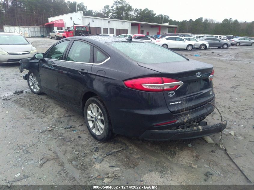 2020 FORD FUSION SE VIN: 3FA6P0HD2LR258575