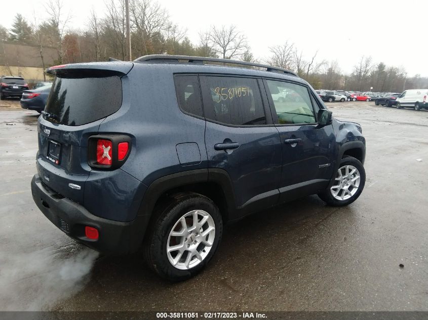 2022 JEEP RENEGADE LATITUDE VIN: ZACNJDB16NPN86427
