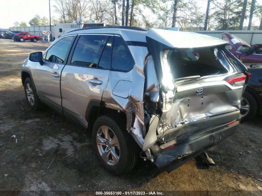 2022 TOYOTA RAV4 HYBRID XLE VIN: 2T3RWRFVXNW132070