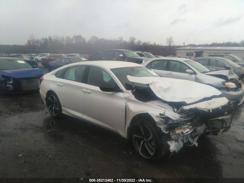 2022 HONDA ACCORD SEDAN SPORT VIN: 1HGCV1F3XNA063891
