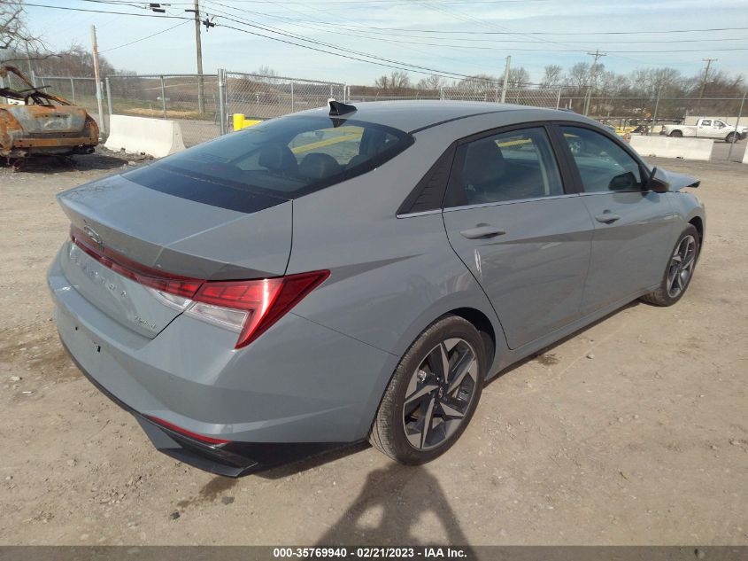 2022 HYUNDAI ELANTRA LIMITED VIN: KMHLP4AG6NU352006