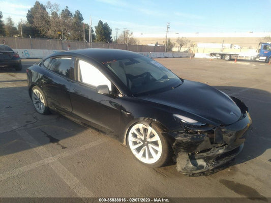 2022 TESLA MODEL 3 LONG RANGE VIN: 5YJ3E1EB7NF130963