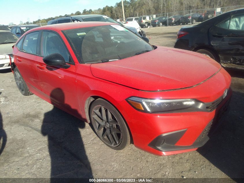 2022 HONDA CIVIC SEDAN SPORT VIN: 2HGFE2F54NH503898