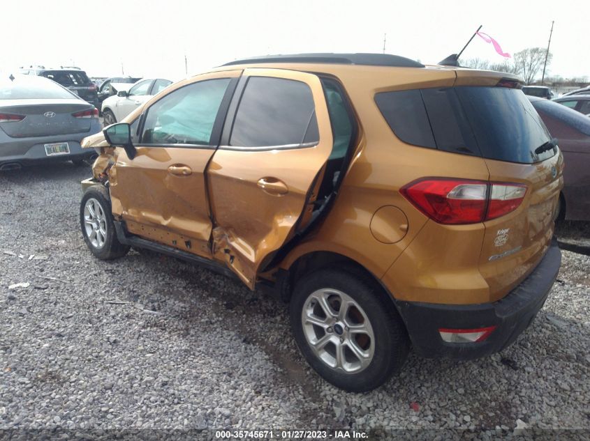 2021 FORD ECOSPORT SE VIN: MAJ3S2GE3MC438574