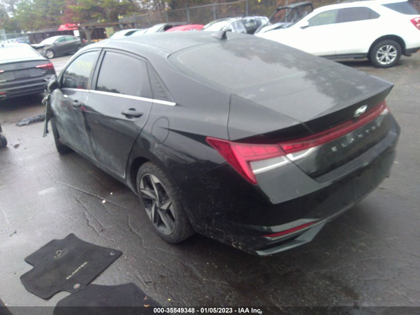 2022 HYUNDAI ELANTRA SEL VIN: 5NPLN4AG8NH055680